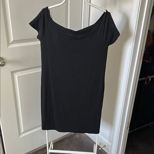 Elegant Black Off-Shoulder Dress